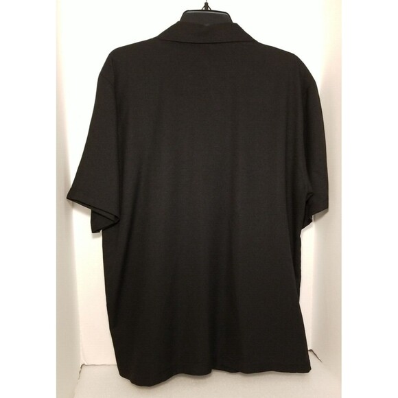 Vintage Pop Icon Shirt Men's Large Black Blue Button Up  Disco Retro    T4 - Picture 3 of 6